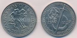 Portugália 1988. 250E Cu-Ni 'Szöul Olimpia' + 1989. 200E Cu-Ni 'Portugália Alapításának 850. évfordulója' T:1-,2
Portuga - Ohne Zuordnung