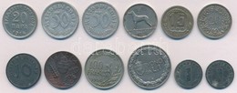 12db-os Vegyes Külföldi Fémpénz Tétel, Közte Montenegró 1914. 20p Ni T:2,2-
12pcs Of Various Metal Coins, Including Mont - Ohne Zuordnung