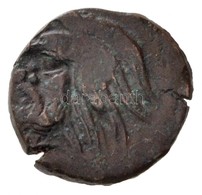Tauriké / Pantikapaion Kr. E. IV. Század AE17 (4,51g) T:2- Rep. / 
Taurica / Panticapaeum 4th Century BC AE17 'Head Of P - Ohne Zuordnung