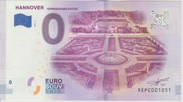 Billet Touristique 0 Euro Souvenir Allemagne Hannover 2018-2 N°XEPC001051 - Essais Privés / Non-officiels