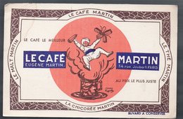 Paris Rue Joubert  : Buvard CAFE MARTIN  (PPP9393) - Café & Thé