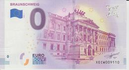 Billet Touristique 0 Euro Souvenir Allemagne Braunschweig 2018-1 N°XECW009110 - Pruebas Privadas