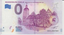 Billet Touristique 0 Euro Souvenir Allemagne Wasserburg Egeln 2018-1 N°XECL002581 - Essais Privés / Non-officiels