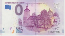 Billet Touristique 0 Euro Souvenir Allemagne Wasserburg Egeln 2018-1 N°XECL002582 - Pruebas Privadas