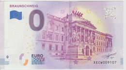 Billet Touristique 0 Euro Souvenir Allemagne Braunschweig 2018-1 N°XECW009107 - Essais Privés / Non-officiels