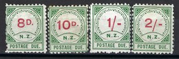 Nouvelle Zélande - Taxe - N° 8 à 11 * - Neuf Avec Charnière - RARE - Segnatasse