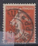 FRANCE Journaux 1906:  Le 10c Semeuse  Rouge  (Y&T 138) Avec Oblitération  Pas Très Courante   'Journaux-Amiens'   TB - Journaux