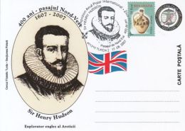 INTERNATIONAL POLAR YEAR, SIR HENRY HUDSON, EXPLORER, SPECIAL POSTCARD, 2007, ROMANIA - Internationales Polarjahr