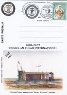INTERNATIONAL POLAR YEAR, POINT BARROW ARCTIC STATION, SPECIAL POSTCARD, 2007, ROMANIA - Anno Polare Internazionale