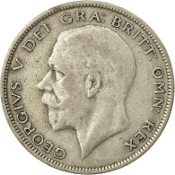 Monnaie, Grande-Bretagne, George V, 1/2 Crown, 1928, TB+, Argent, KM:835 - K. 1/2 Crown