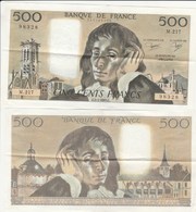 2 Billets De 500 Francs PASCAL Année1985 Etat Neuf  174J - 500 F 1968-1993 ''Pascal''