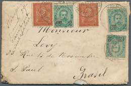 Italien: 1891. Letter With Three Times 2c On 5 Cmi King Umberto I And Two Times 2c Cipher From "Bolo - Nuevos