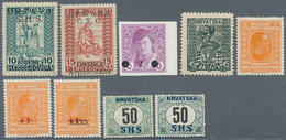 Jugoslawien: 1918/1943, Mainly Mint Collection In A Lindner Album, Well Filled Throughout And More O - Gebruikt