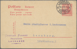 Deutschland: 1870/1960, Partie Von Ca. 160 Fast Nur Gelaufenen Ganzsachenkarten, Hauptsächlich Deuts - Sammlungen