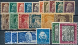 Deutschland: 1902/1952, Meist Postfrisches Steckkartenlot Mit Nur Mittleren Und Besseren Ausgaben, D - Collections