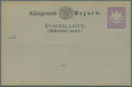 Bayern - Ganzsachen: 1876/1920. Sammlung Von 47 Ungebrauchten Postkarten. Dabei Viele Bessere Stücke - Altri & Non Classificati