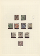 Lübeck - Marken Und Briefe: 1859/67, Gestempelte Sammlung Mit MiNr. 3, 5, 8-12, 13(3),14, Erhaltung - Lubeck