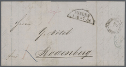 Preußen - Marken Und Briefe: 1803/1869, Hochwertige Partie Von Ca. 27 Markenlosen Briefen Und 1 Ganz - Otros & Sin Clasificación