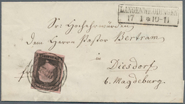 Preußen - Nummernstempel: "261", Constadt Bis "1450", Stralsund, 9 Briefe, 3 Ganzsachen Mit Zusatzfr - Other & Unclassified