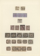 Norddeutscher Bund - Marken Und Briefe: 1868/71, Gestempelte Sammlung Teils Mehrfach Dabei Viele Zen - Other & Unclassified