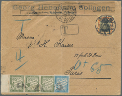 Deutsches Reich: 1891/1922, NACHPORTO-BELEGE, Vielseitige Sammlung Von 28 Unzureichend Frankierten B - Collections