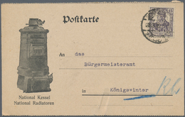 Deutsches Reich: 1895/1923, FIRMENLOCHUNGEN, Interessanter Posten Mit Ca.100 Belegen, Dabei Augensch - Collections