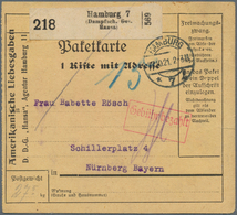 Deutsches Reich: 1916/1922, Interessanter Posten Von über 100 Paketkartenstammteilen, Dabei Feldpost - Sammlungen