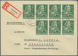 Deutsches Reich - 3. Reich: 1933-1945, Posten Mit Rund 450 Briefen Und Belegen, Dabei Flugpost, Dien - Usados