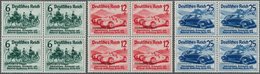 Deutsches Reich - 3. Reich: 1934/1939, Kleines Lot Mit Flugpost 1934 (MiNr. 529/39) Ungebraucht Mit - Gebruikt