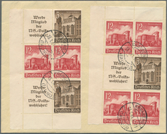 Deutsches Reich - 3. Reich: 1935/1943, Lot Von 31 Philatelistischen Briefen Und Karten (meist Blanko - Gebraucht