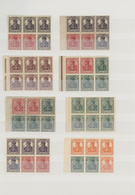 Deutsches Reich - Zusammendrucke: 1913/1941, Vielseitiger Sammlungsposten Zusammendruck-Kombinatione - Zusammendrucke