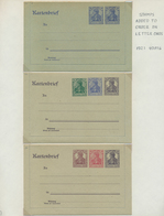 Deutsches Reich - Ganzsachen: 1873/1924 Ca., Interessante Slg. Mit Ca.130 Verschiedenen, Meist Ungeb - Other & Unclassified