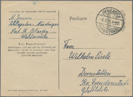 Deutschland Nach 1945: 1945-1948, Partie Mit Rund 120 Not- Und Aufbrauch Ganzsachen, Dabei Behelfska - Collections