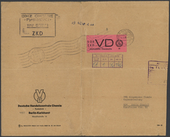 DDR - Dienstmarken: 1954-1965, Posten Mit Etlichen Hundert Briefen Und Belegen, Dabei Zahlreiche Fre - Other & Unclassified