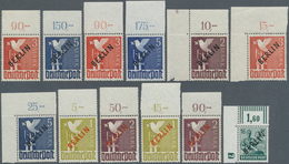 Berlin: 1948/1962, Umfangreiche Luxussammlung Von Rand-oder Eckrandmarken, Dabei U.a. Randsatz Schwa - Used Stamps