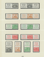 Berlin - Zusammendrucke: 1949/1989, Bauten I, Währungsgeschädigtenblock, Bauten II Bis Sehenswürdigk - Zusammendrucke