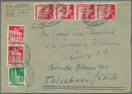 Bundesrepublik Deutschland: 1948/1968, Vielseitige Partie Von über 70 (meist Luftpost-) Briefen Aus - Sammlungen