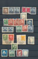 Bundesrepublik Deutschland: 1949/1956, Saubere Partie Von Briefstücken Mit Mittleren Und Besseren Fr - Collections