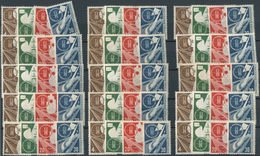 Bundesrepublik Deutschland: 1953, Verkehrsausstellung Per 15mal Postfrisch. MiNr. 167/70, 1.275,- €. - Collezioni