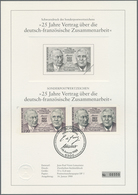 Bundesrepublik Deutschland: 1988, 25 Jahre Vertrag über Die Deutsch-französische Zusammenarbeit Best - Colecciones