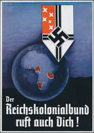 Ansichtskarten: Propaganda: III.REICH, 1938/1942, Gehaltvolle Partie Mit 32 Postkarten, Dabei Viele - Politieke Partijen & Verkiezingen