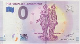 Billet Touristique 0 Euro Souvenir Allemagne Finsterwalder Sangerfest 2018-1 N°XECS008552 - Essais Privés / Non-officiels