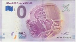 Billet Touristique 0 Euro Souvenir Allemagne Neanderthal Museum 2018-2 N°XEAA009252 - Pruebas Privadas