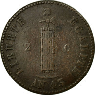 Monnaie, Haïti, 2 Centimes, 1846, TB+, Cuivre, KM:26 - Haïti