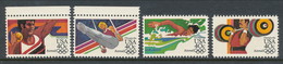 USA 1983. Air Mail Scott # C105-C108. Summer Olympics 1984, Apri. 8 Issue. 4 Singles. MNH(**) - 3b. 1961-... Nuovi