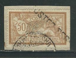 FRANCE Postes Serbes à Corfou N°  10 Obl. S/fragment - Guerre (timbres De)