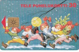 Finland, D113, Christmas Gnomes, 2 Scans. - Finlande