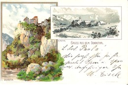 Gruss Aus Den Donauthal - 2Ansichten  Von 1898 (L006AK) - Tuttlingen