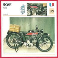 Alcyon 250 AH, Moto De Tourisme, France, 1929, La Moto De Tous Les Jours - Deportes