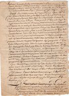 VP13.011 - Cachet Généralité De PARIS - Acte De 1775 - Entre Le Chevalier D'UZES & J.F LYON Tailleur D'Habits à PARIS - Algemene Zegels